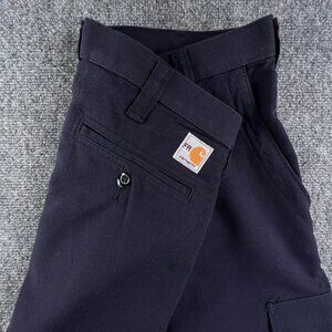New Carhartt Cat 2 Flame Resistant FR NFPA 2112 WORK PANTS Blue 30x30 Men’s